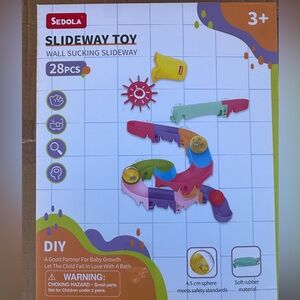 Slideway Toy - Colorful Wall bath or pool toy
